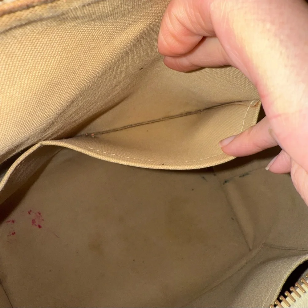 Authentic Louis Vuitton Totally GM Damier Azur Checkered Pattern Shoulder Bag - Picture 11 of 16